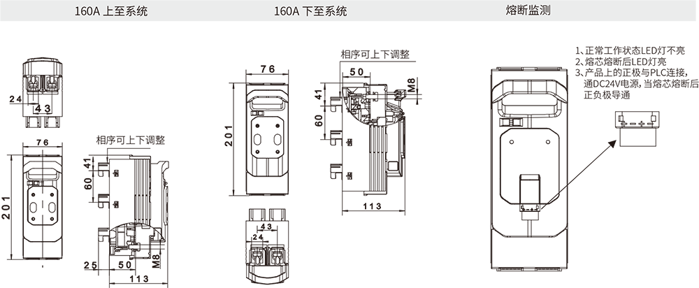 DNH1-160-21GR 挂接式 熔丝监测外形尺寸.png